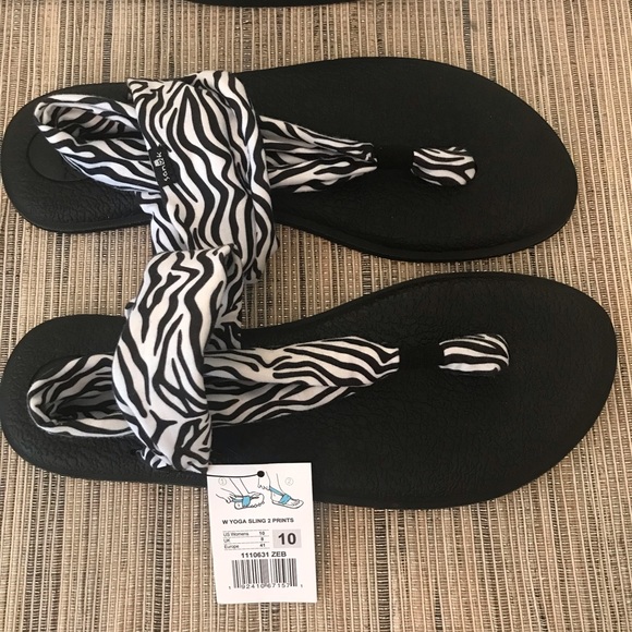 Sanuk Shoes - Sanuk Zebra Sling2 Yoga Mat Sandals